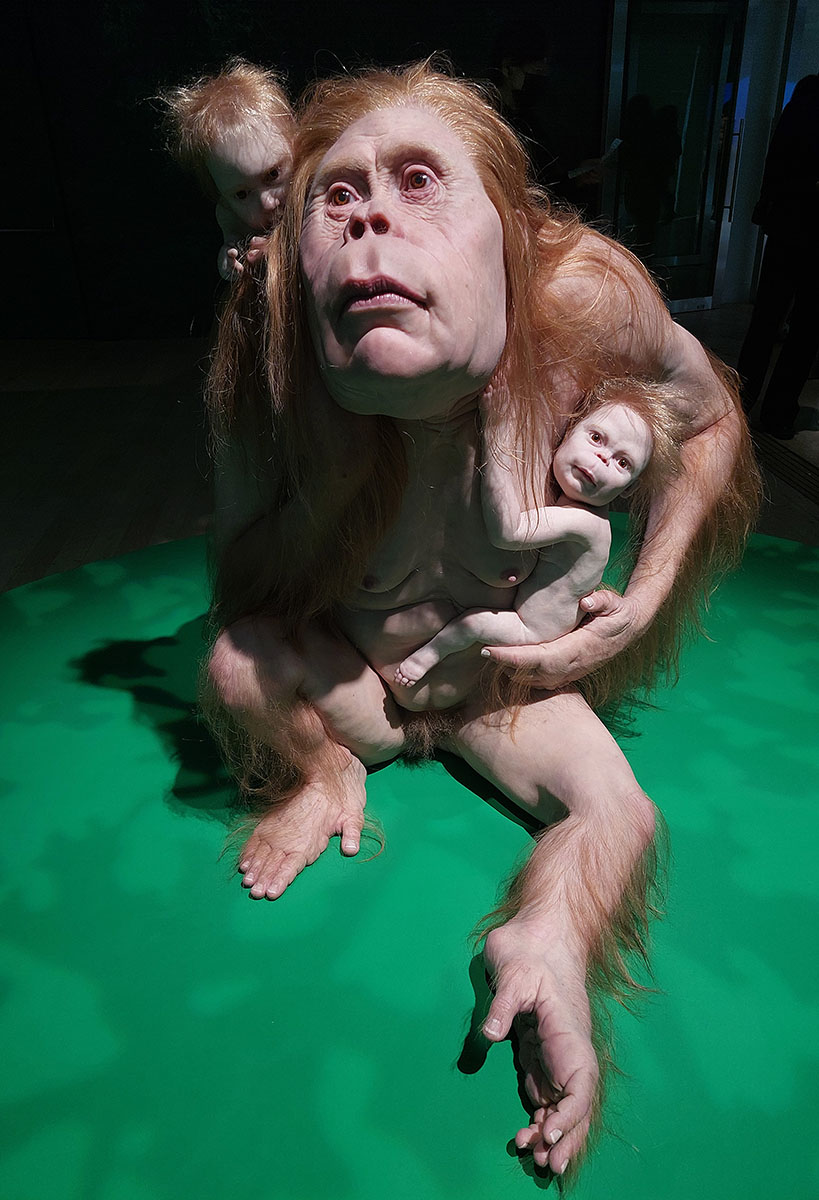Featured work in the lobby of Patricia Piccinini’s “We are Connected” installation @ ArtScience Museum.